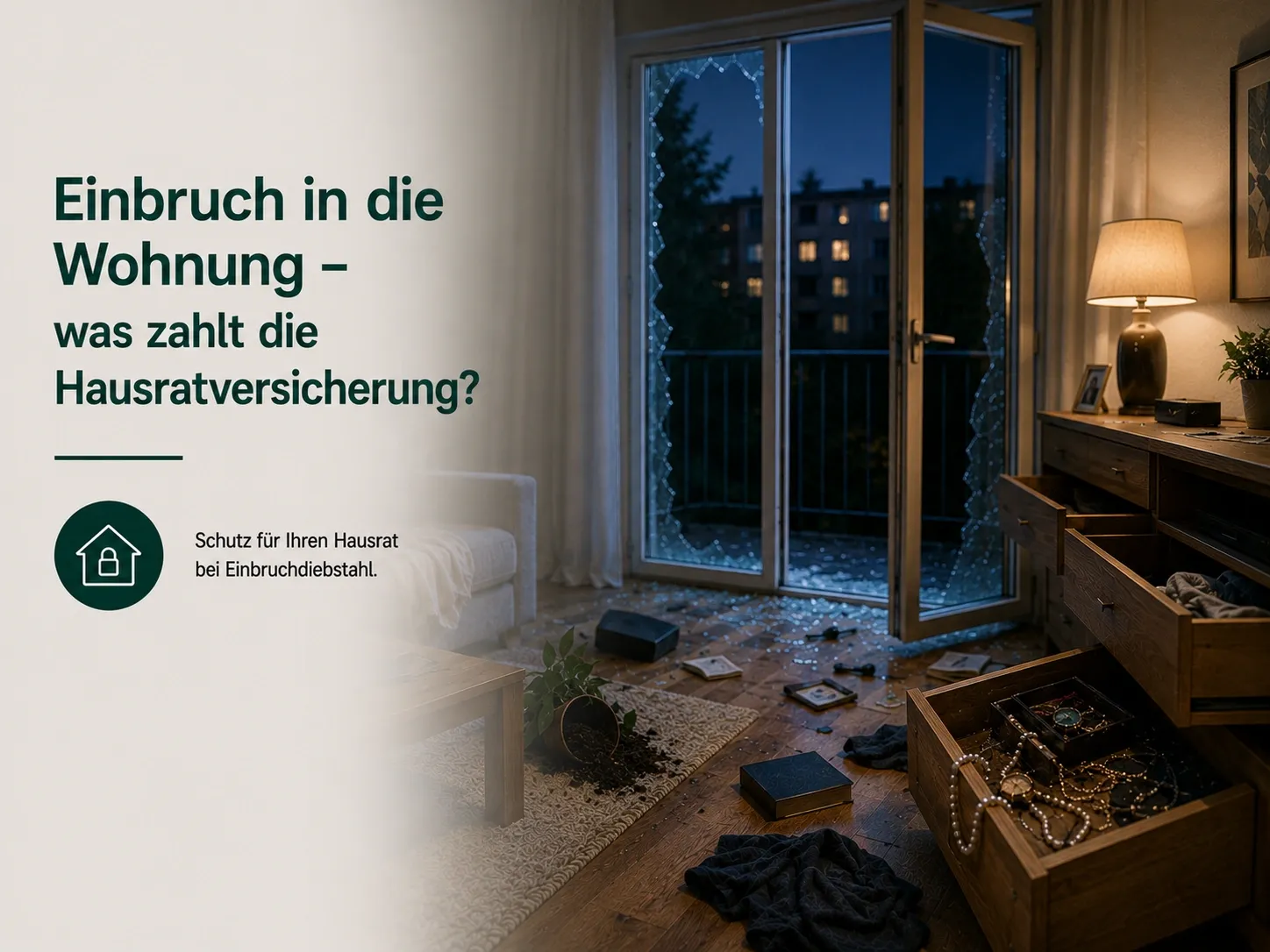 Wohnungseinbruch und Leistungen der Hausratversicherung