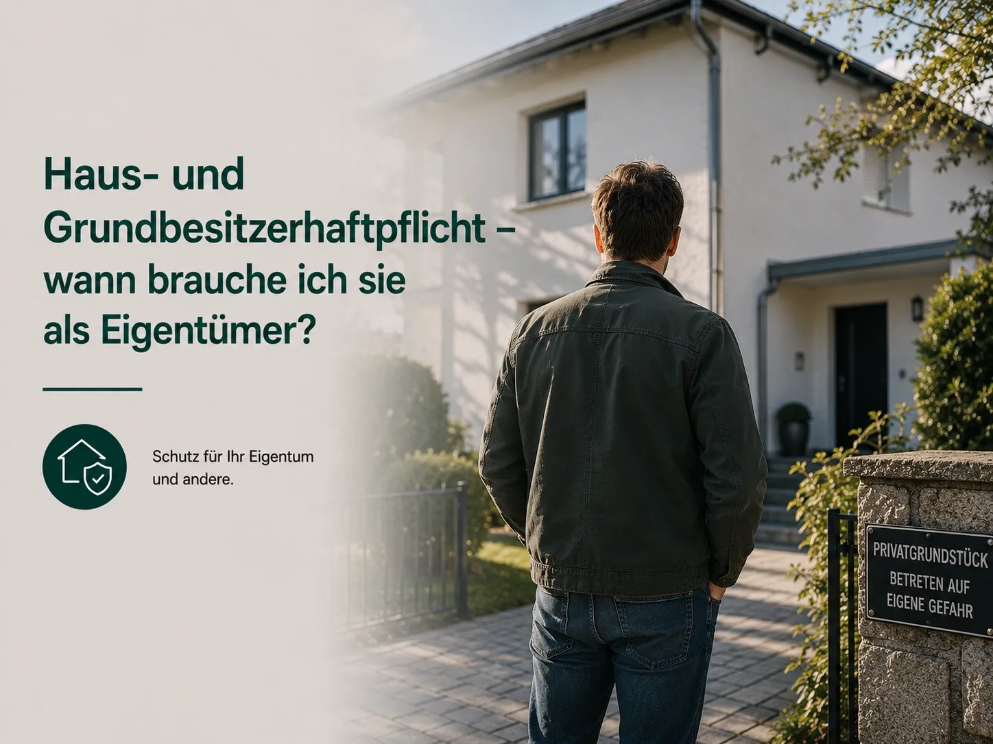 Haus- und Grundbesitzerhaftpflicht für Eigentümer und Vermieter